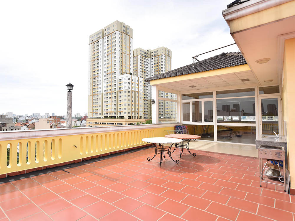 Terrace 2| Euro Residence Serviced Apartment | Thao Dien | District 2 | HCM